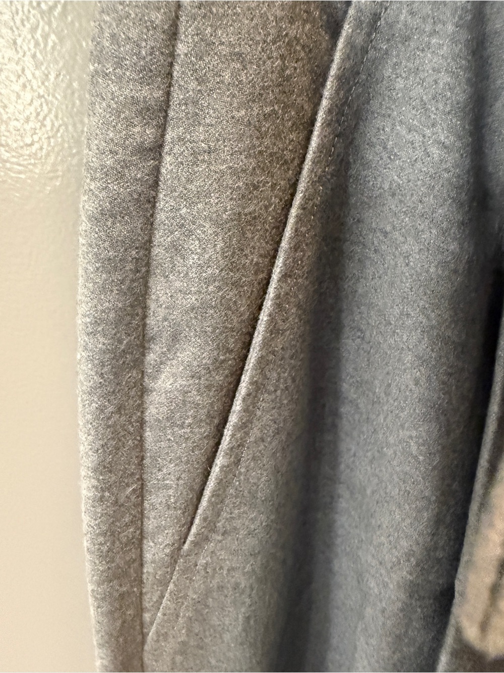 Weekend Max Mara Grey Virgin Wool Pleated Wide Leg Trousers US 8 - Picture 5 of 12